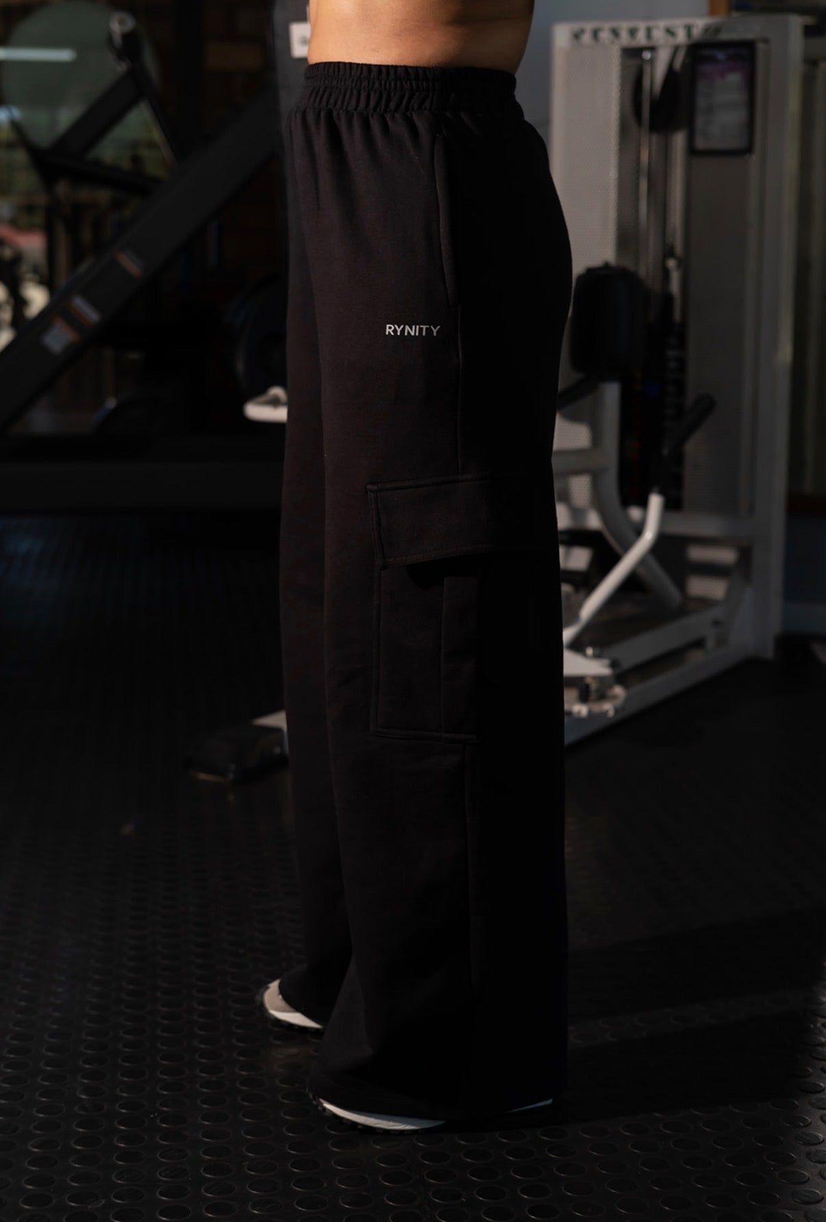 Rynity Ladies Original Cargo Sweats | Black