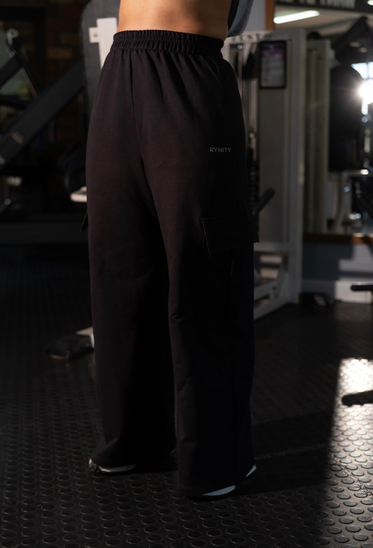 Rynity Ladies Original Cargo Sweats | Black