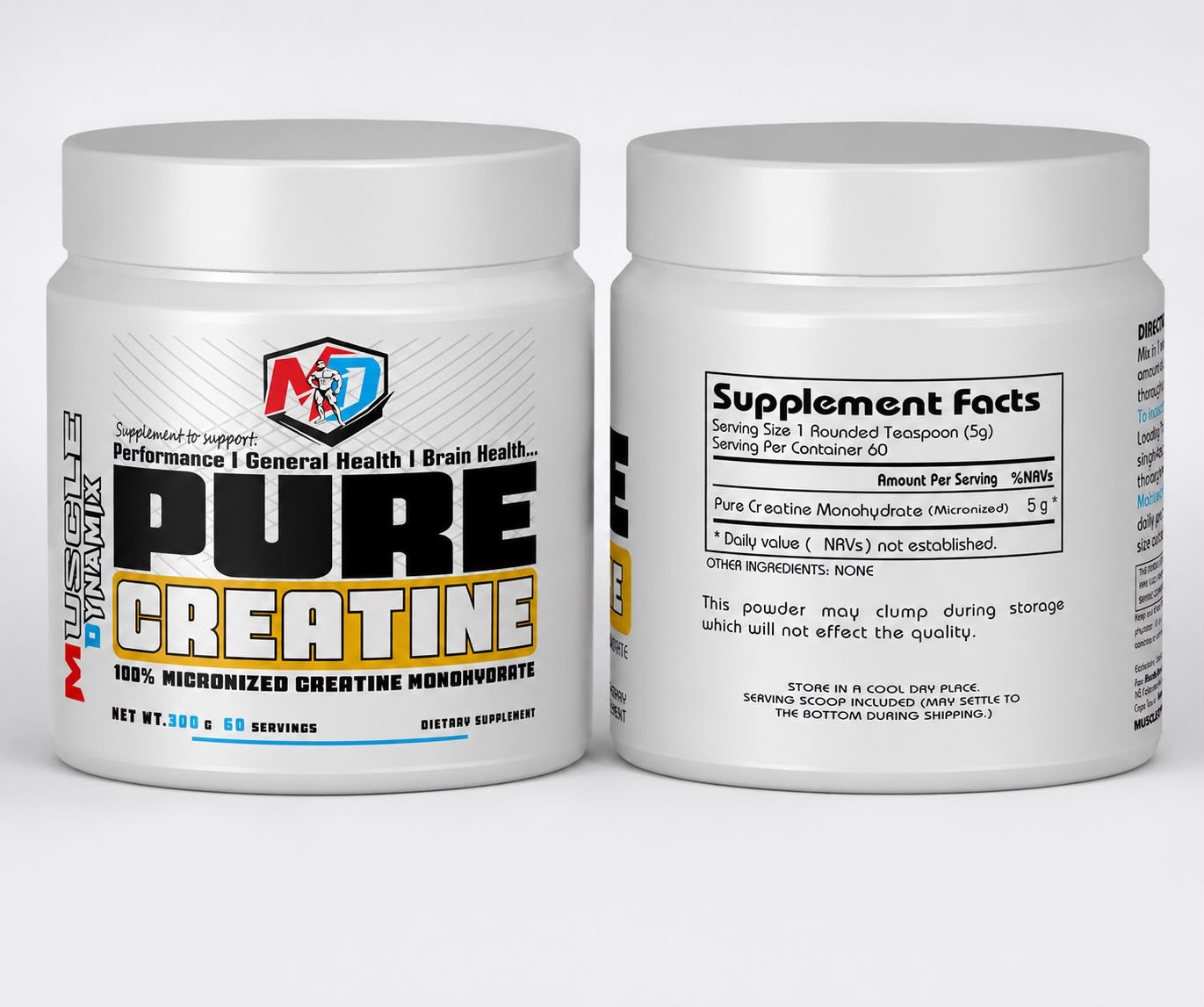 Pure Creatine Monohydrate Powder – 300g
